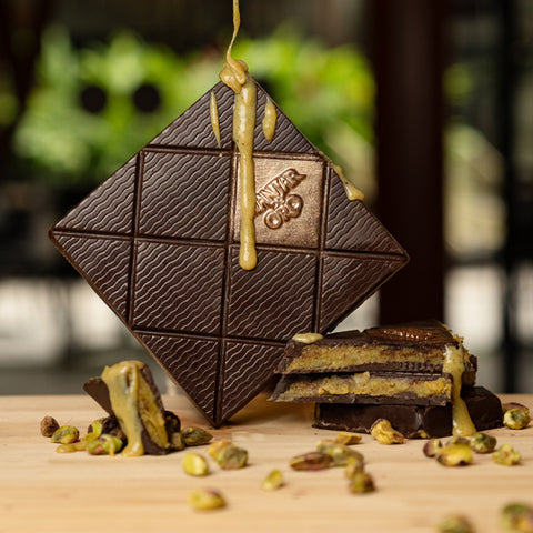 Brigadeiro de Pistacho + Sal de Uyuni